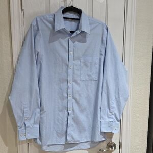 Calvin Klein Men's Light Blue Dress Shirt Size 16  34/35